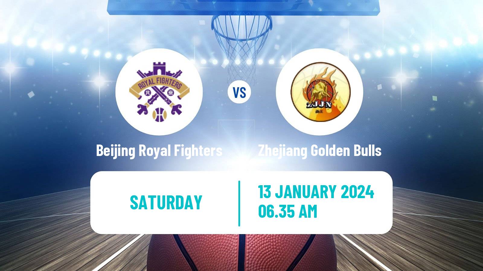 Basketball CBA Beijing Royal Fighters - Zhejiang Golden Bulls