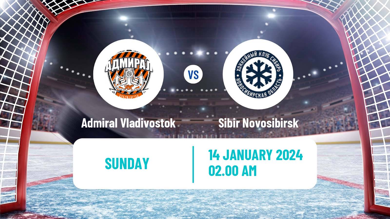 Hockey KHL Admiral Vladivostok - Sibir Novosibirsk