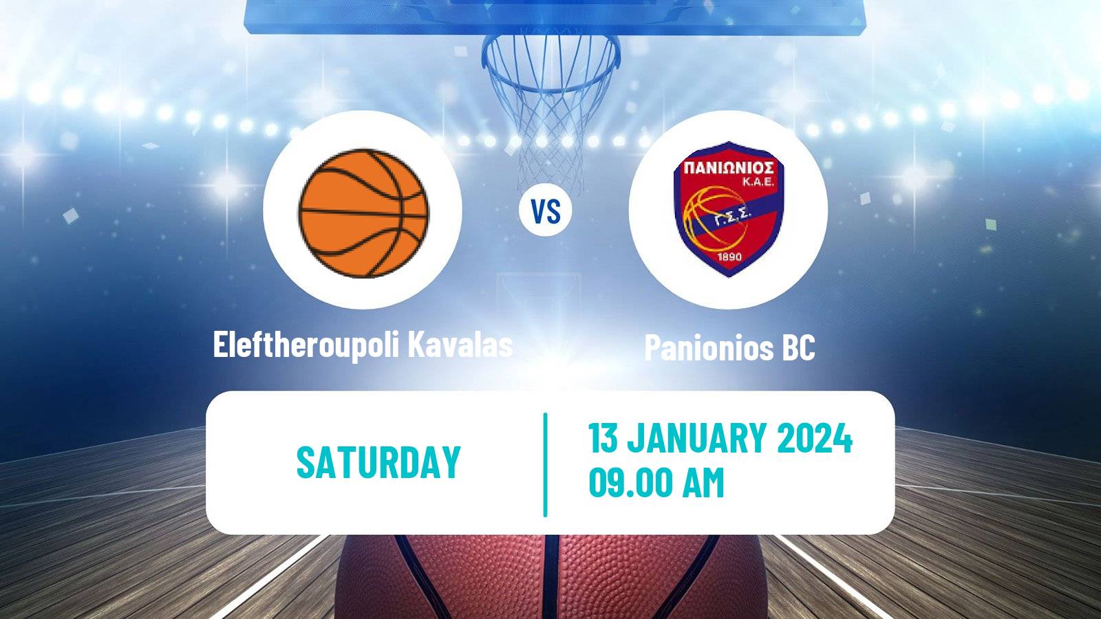 Basketball Greek Elite League Basketball Eleftheroupoli Kavalas - Panionios