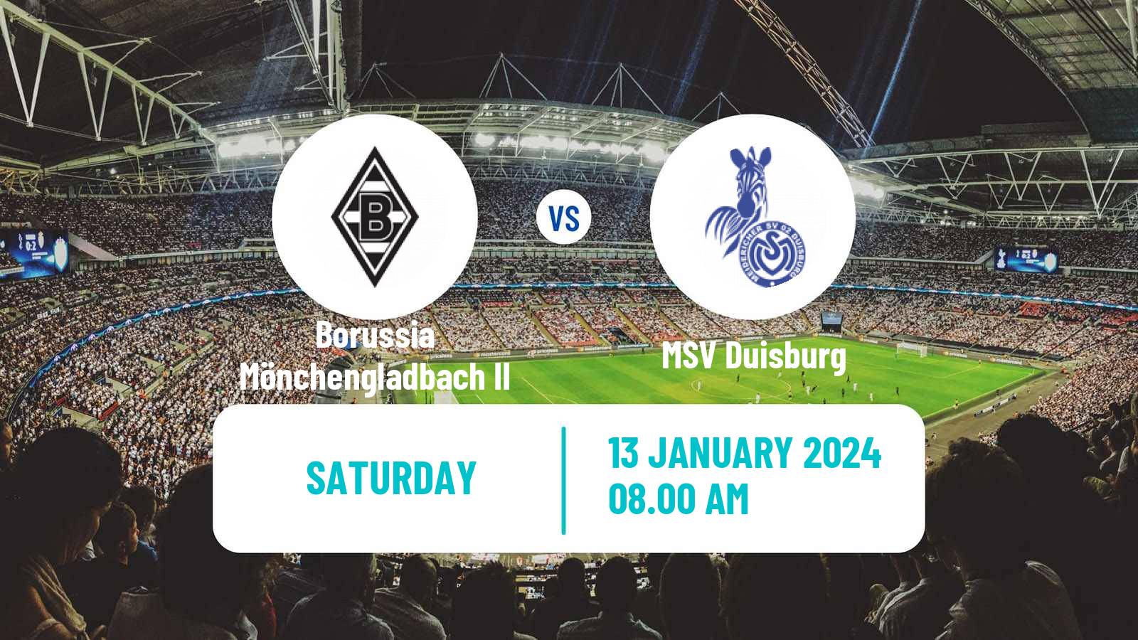Soccer Club Friendly Borussia Mönchengladbach II - Duisburg