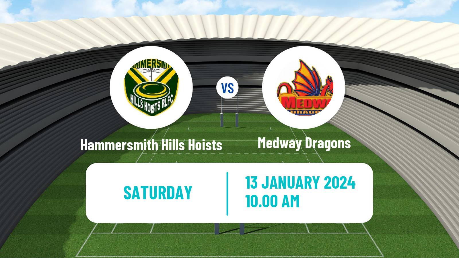 Rugby league Challenge Cup Rugby League Hammersmith Hills Hoists - Medway Dragons