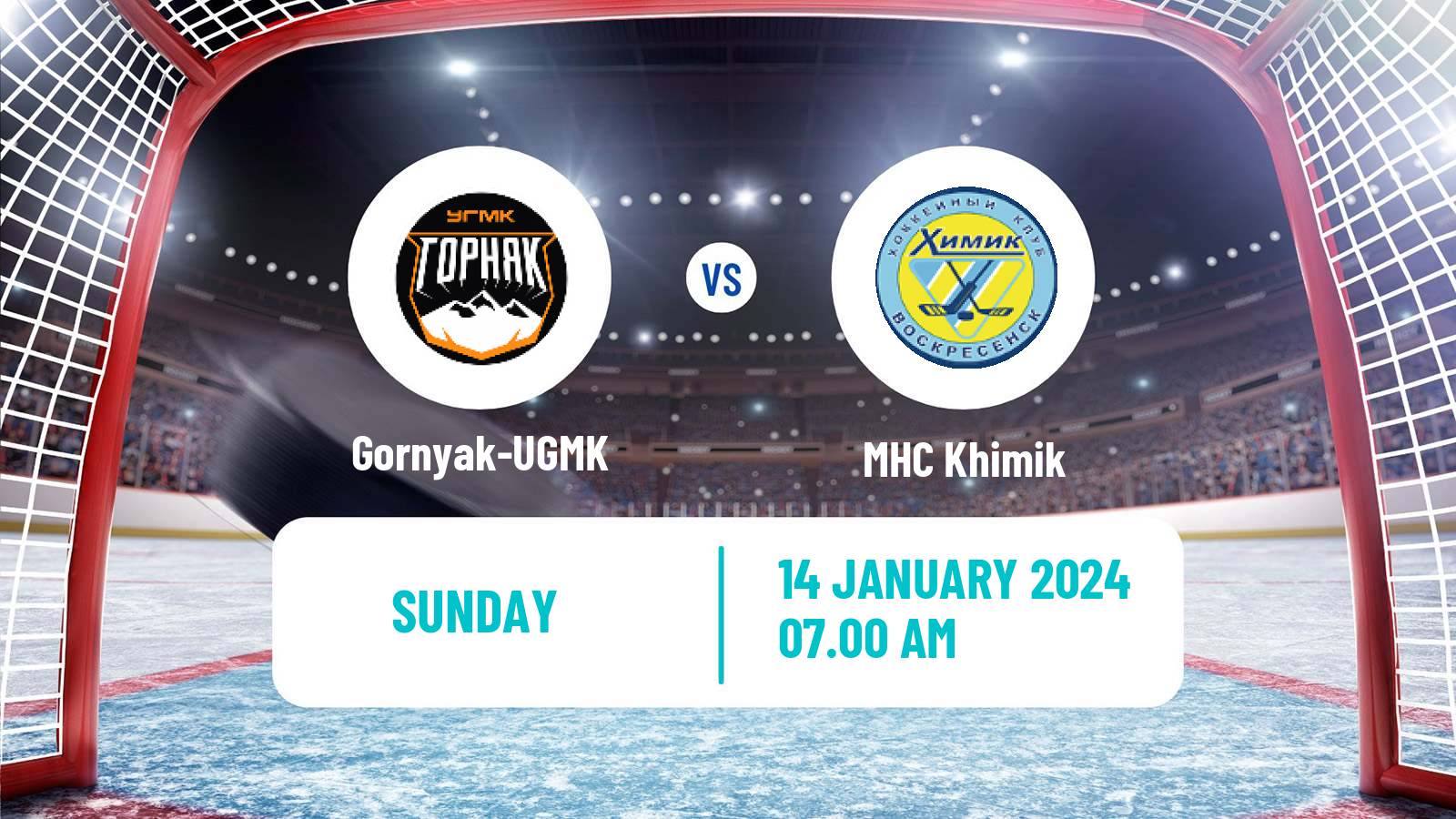 Hockey VHL Gornyak-UGMK - Khimik