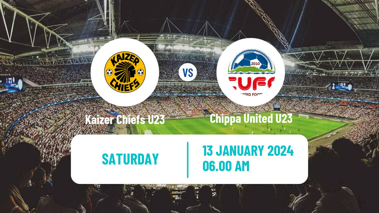 Soccer South African Diski Challenge Kaizer Chiefs U23 - Chippa United U23