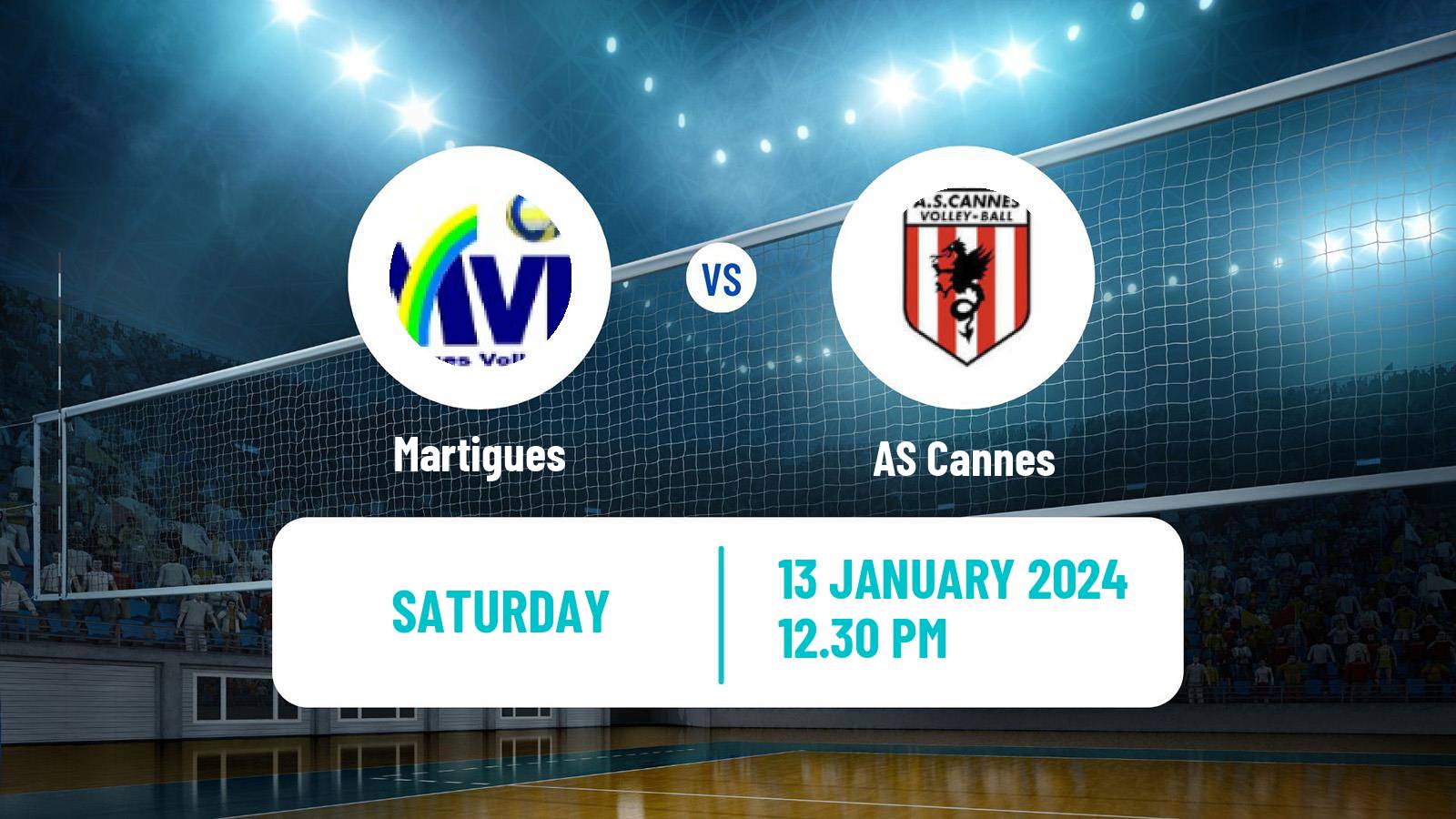 Volleyball French Ligue B Volleyball Martigues - AS Cannes