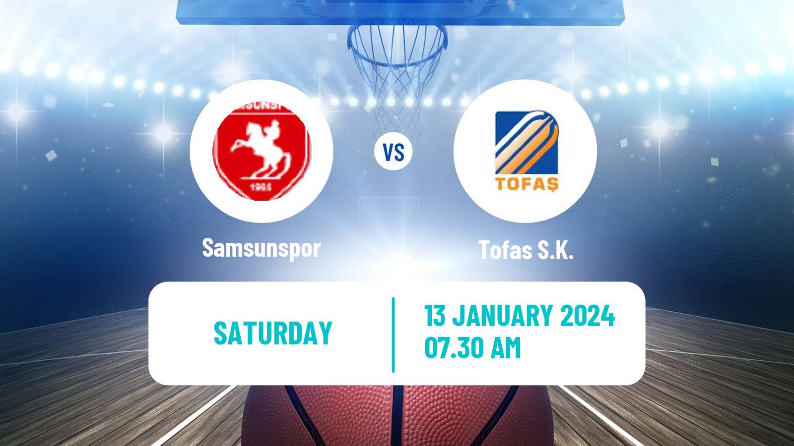 Basketball Turkish Basketball Super Ligi Samsunspor - Tofaş