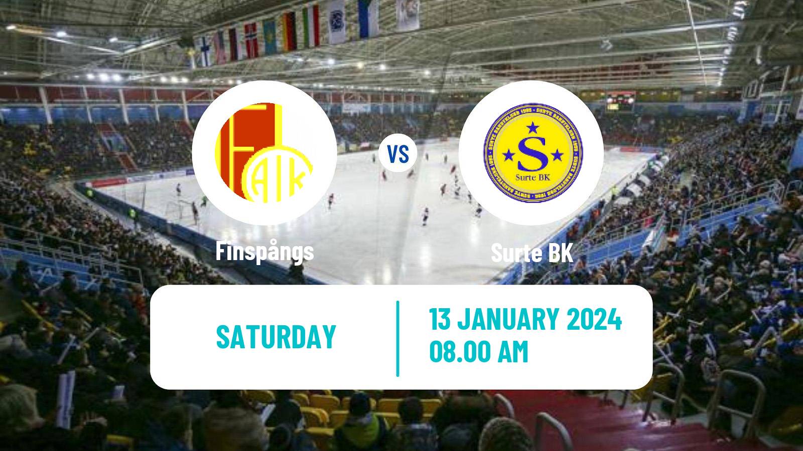 Bandy Swedish Allsvenskan Bandy Finspångs - Surte