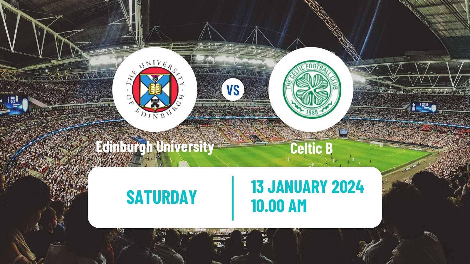 Soccer Scottish Lowland League Edinburgh University - Celtic B