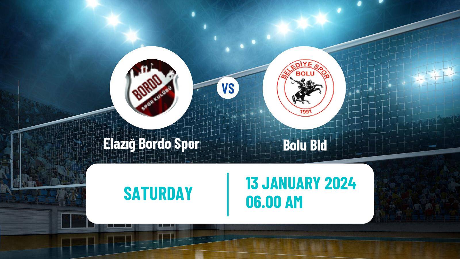 Volleyball Turkish 1 Ligi Volleyball Women Elazığ Bordo Spor - Bolu Bld