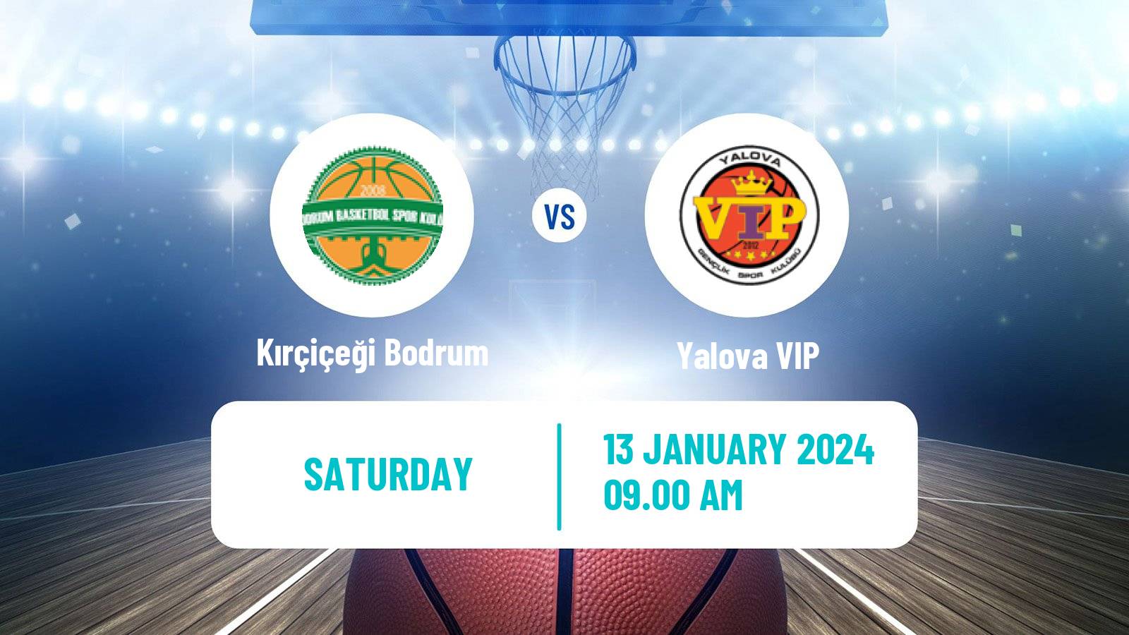 Basketball Turkish TKBL Women Kırçiçeği Bodrum - Yalova VIP