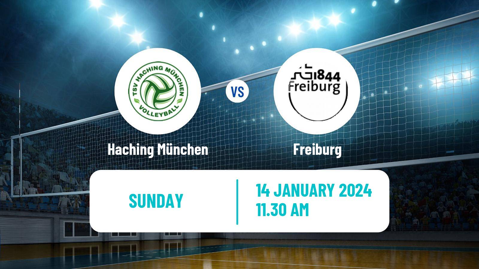 Volleyball German Bundesliga Volleyball Haching München - Freiburg