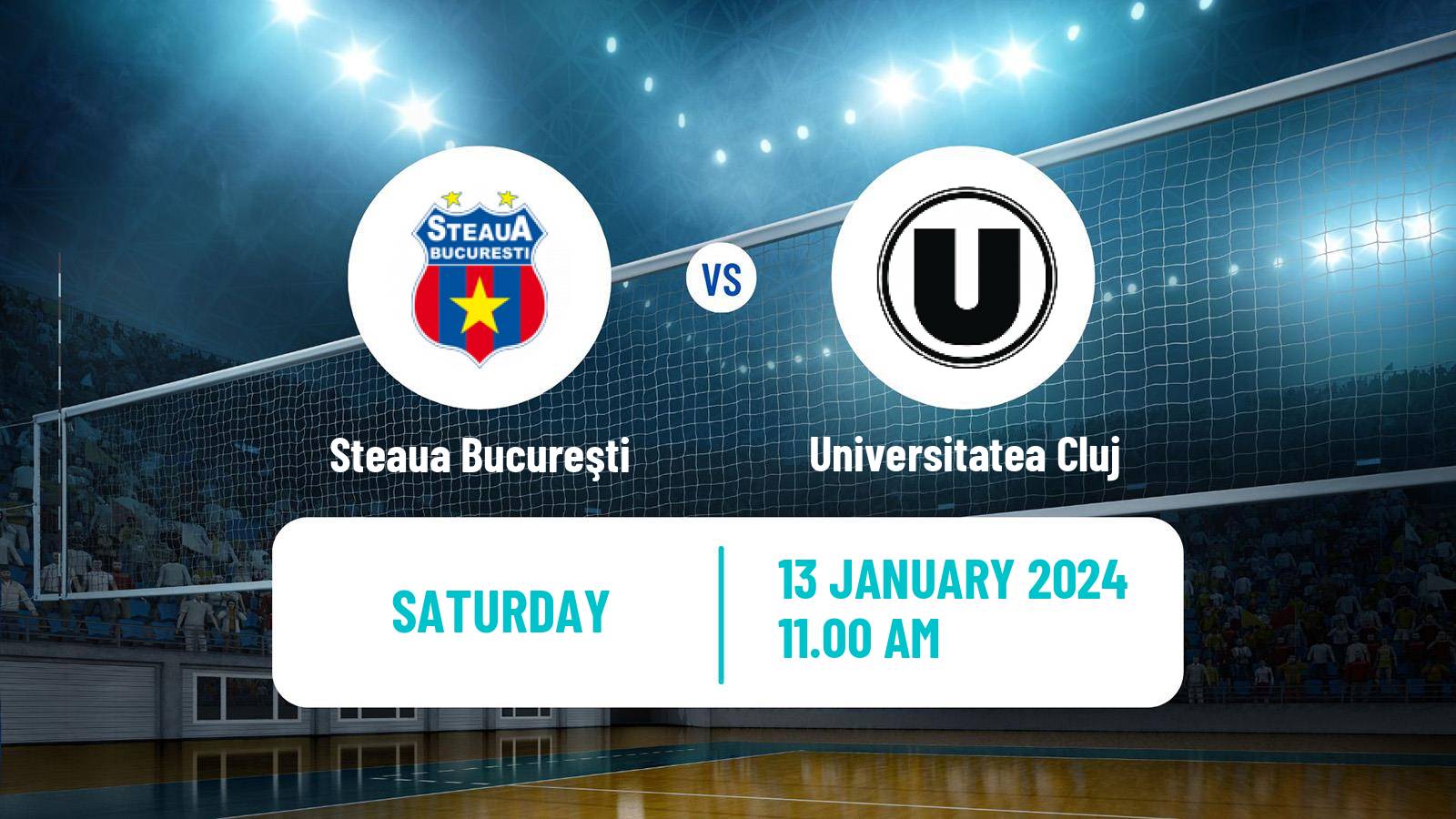 Volleyball Romanian Divizia A1 Volleyball Steaua Bucureşti - Universitatea Cluj