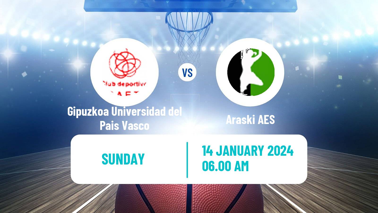 Basketball Spanish Liga Femenina Basketball Gipuzkoa Universidad del Pais Vasco - Araski AES