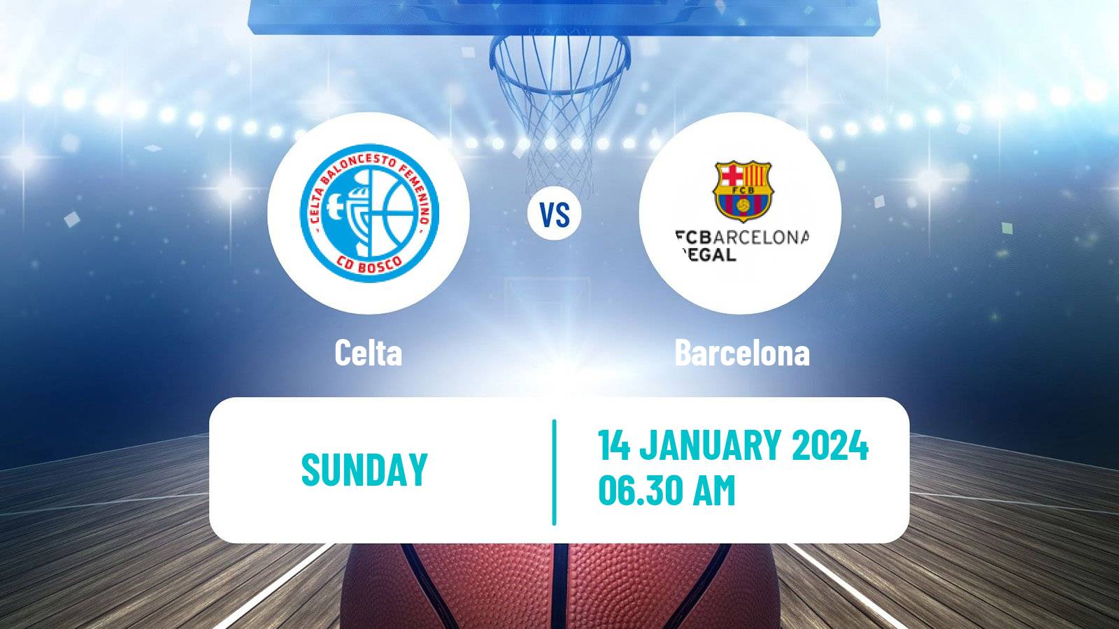 Basketball Spanish Liga Femenina Basketball Celta - Barcelona