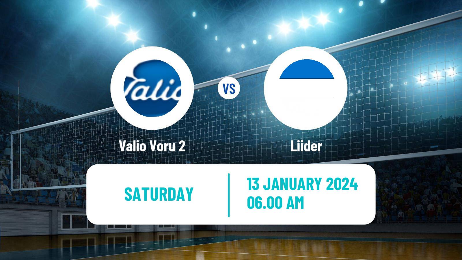 Volleyball Estonian Esiliiga Volleyball Valio Voru 2 - Liider