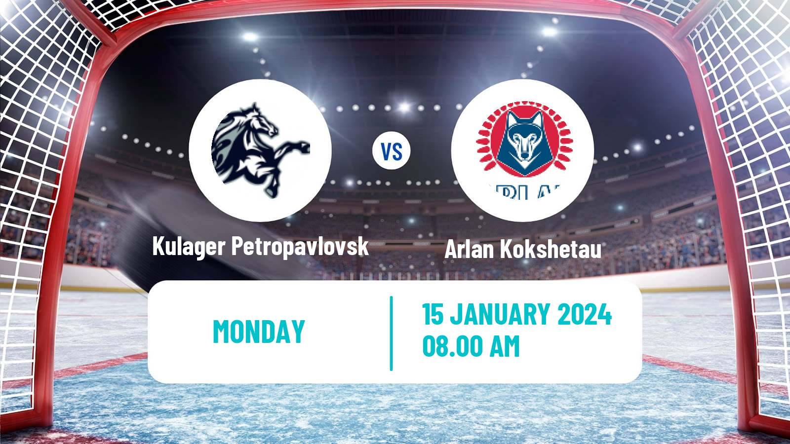 Hockey Kazakh Ice Hockey Championship Kulager Petropavlovsk - Arlan Kokshetau