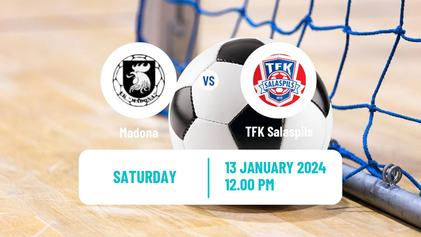 Futsal Latvian Virsliga Futsal Madona - TFK Salaspils
