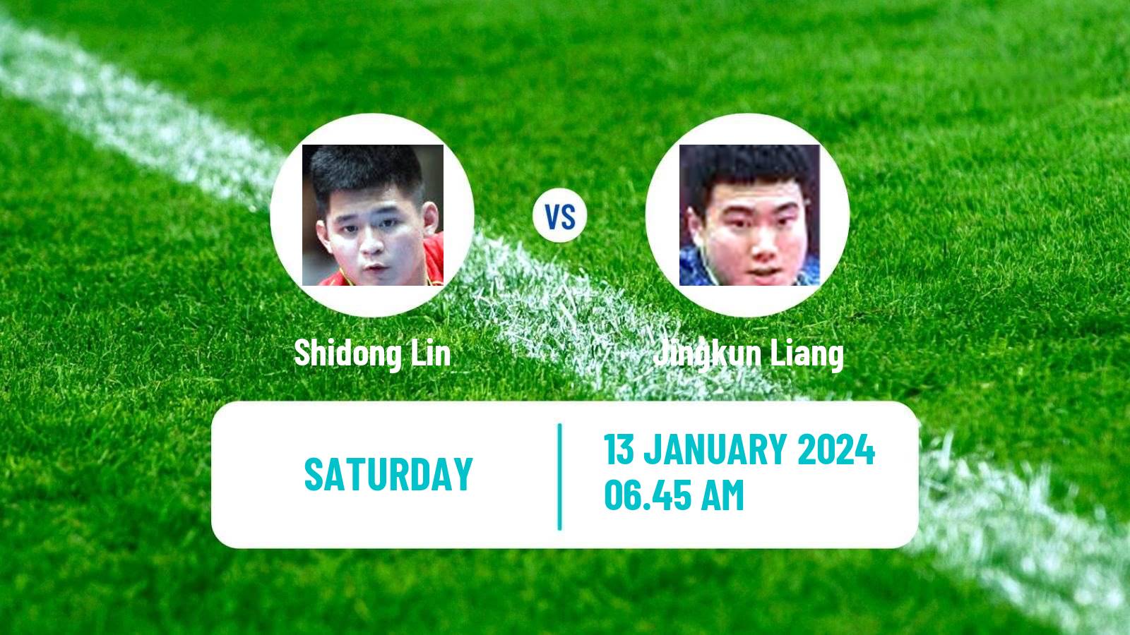 Table tennis Wtt Star Contender Doha Men Shidong Lin - Jingkun Liang