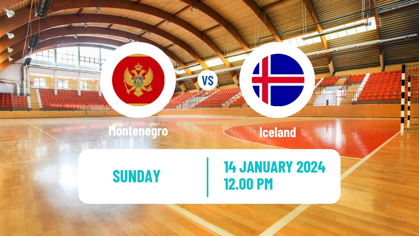 Handball Handball European Championship Montenegro - Iceland