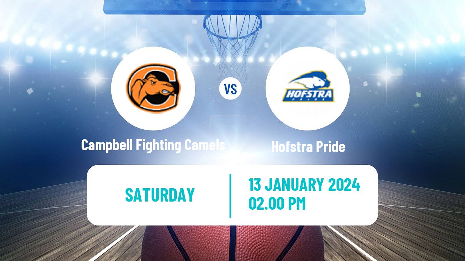 Basketball NCAA College Basketball Campbell Fighting Camels - Hofstra Pride