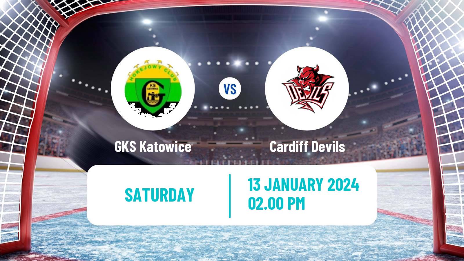 Hockey IIHF Continental Cup GKS Katowice - Cardiff Devils