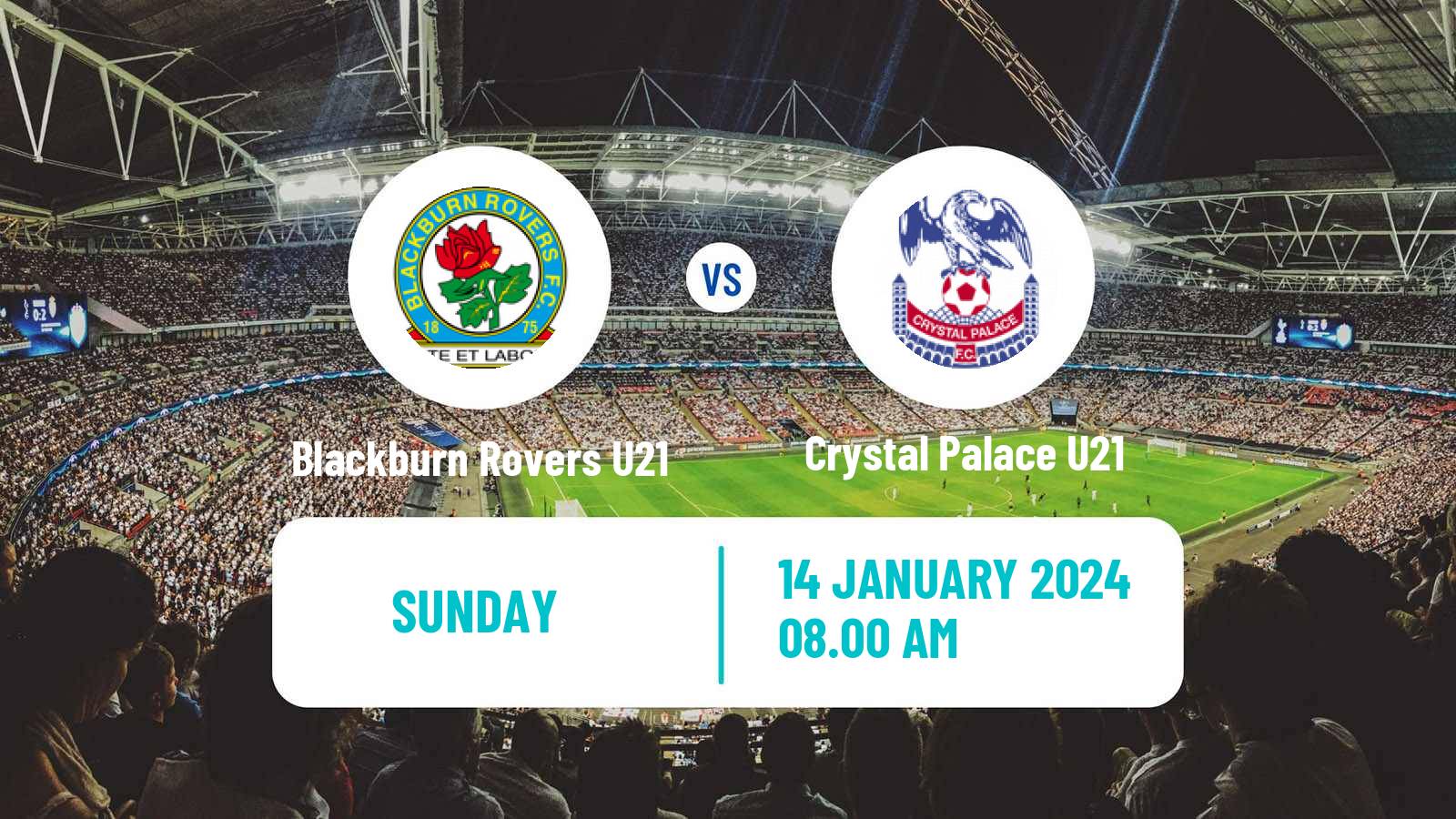Soccer English Premier League 2 Blackburn Rovers U21 - Crystal Palace U21