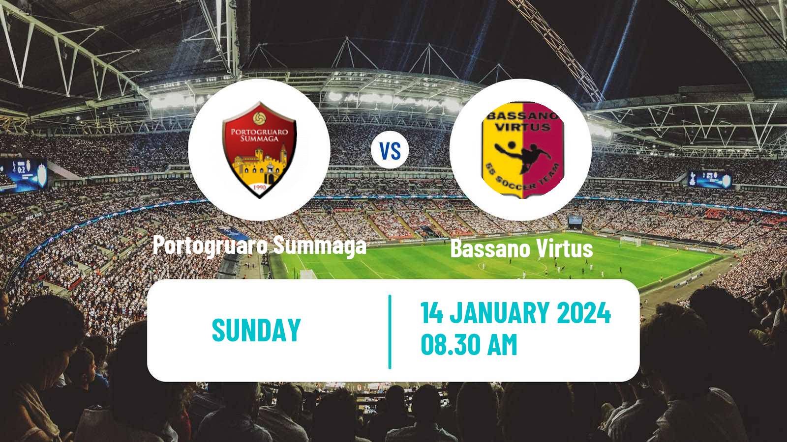 Soccer Italian Serie D - Group C Portogruaro Summaga - Bassano Virtus