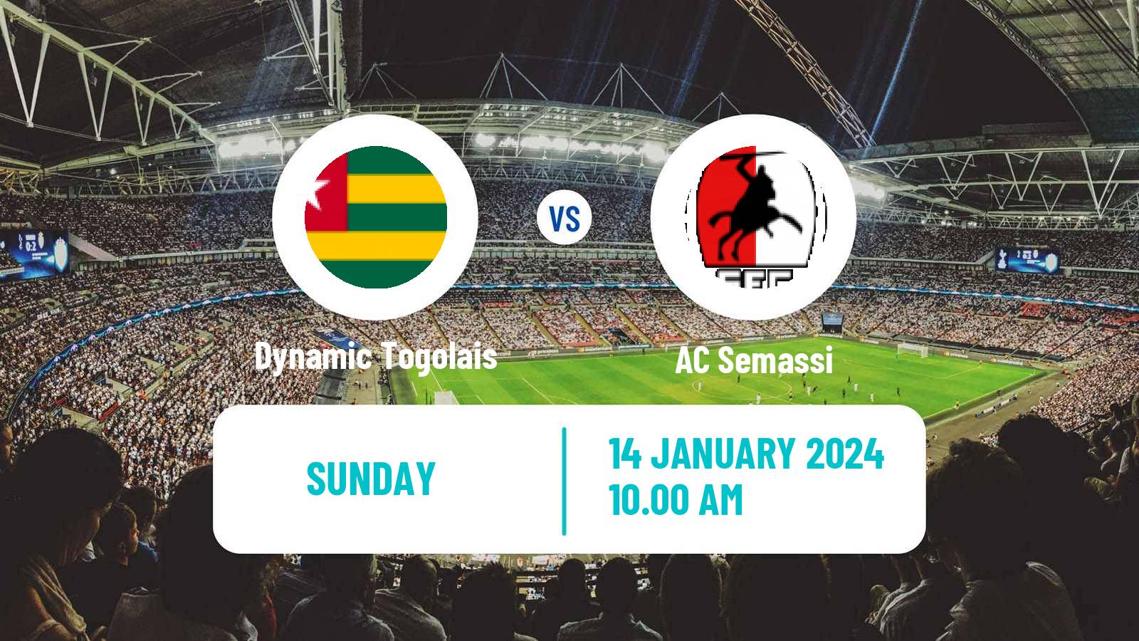 Soccer Togolese Championnat National Dynamic Togolais - Semassi