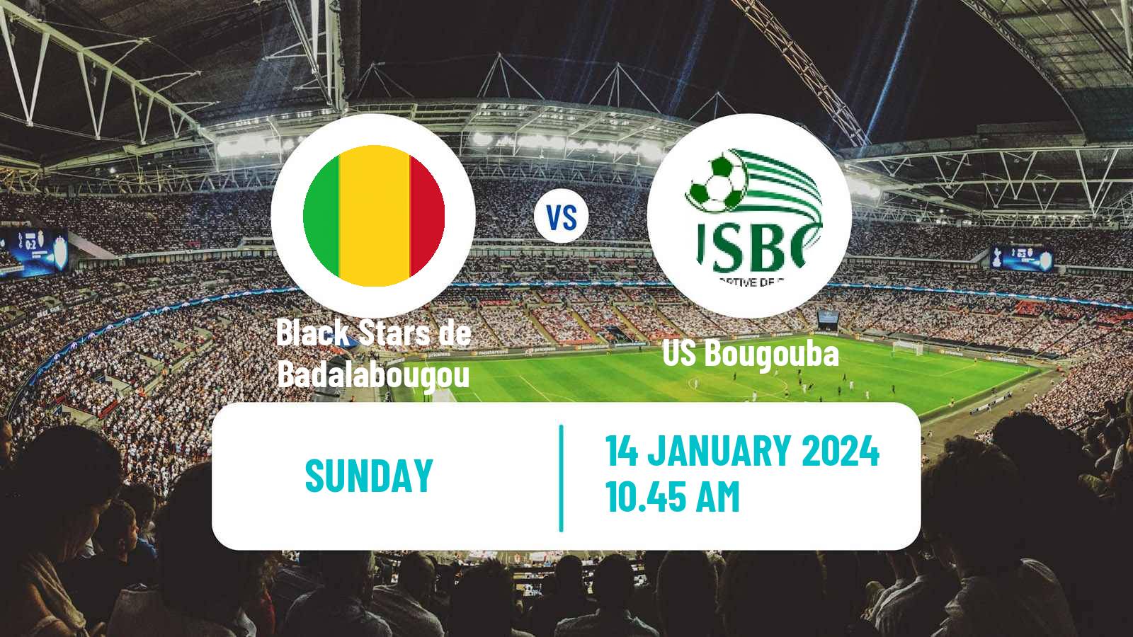 Soccer Malian Première Division Black Stars de Badalabougou - Bougouba