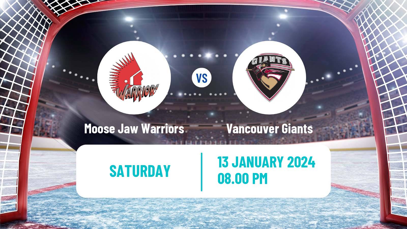Hockey WHL Moose Jaw Warriors - Vancouver Giants