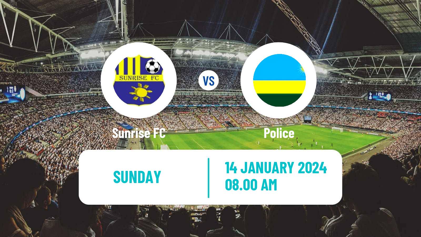 Soccer Rwanda Premier League Sunrise - Police