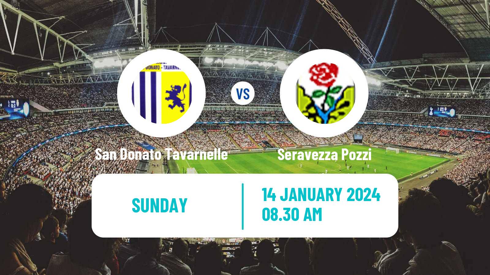 Soccer Italian Serie D - Group E San Donato Tavarnelle - Seravezza Pozzi