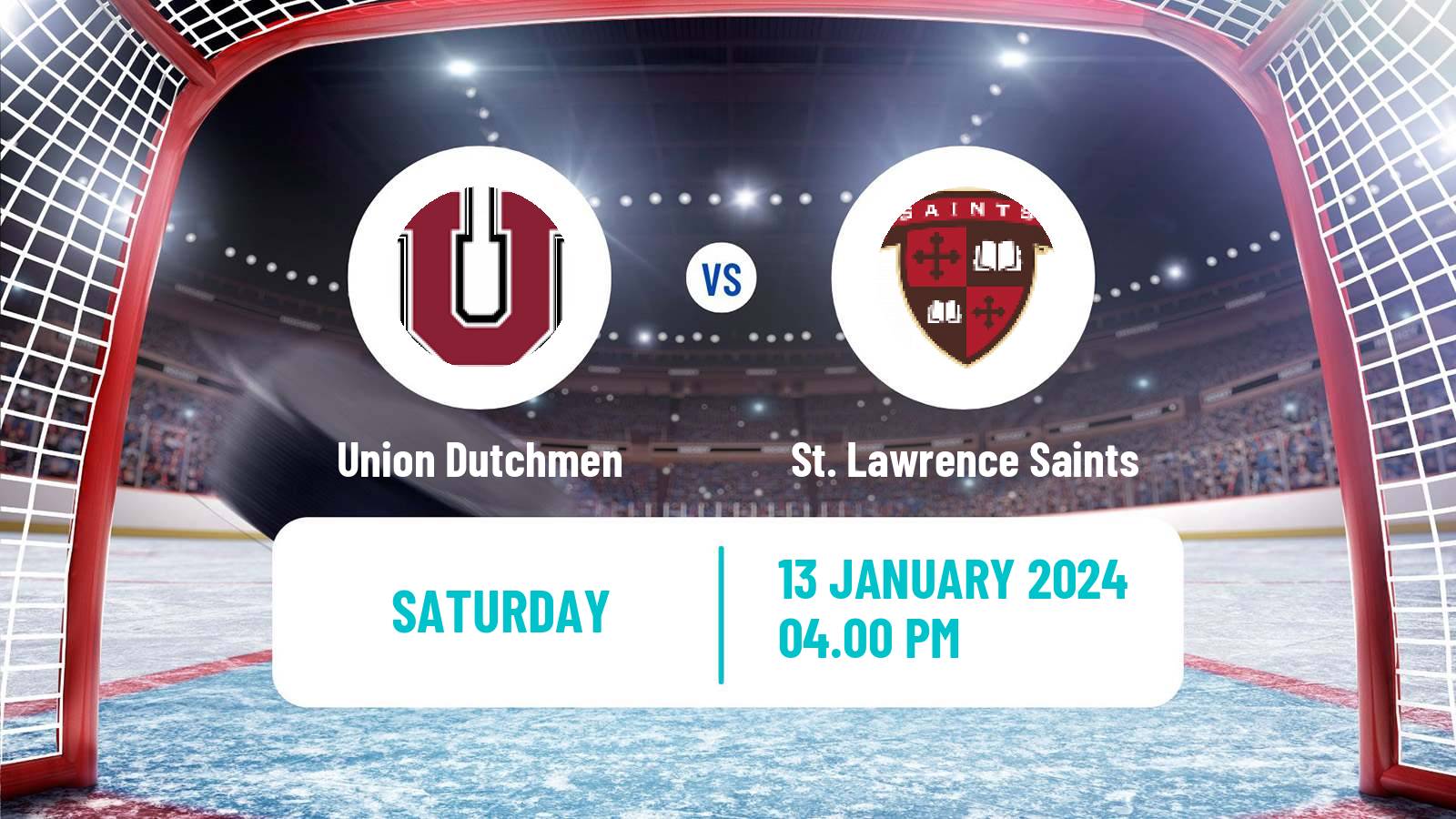 Hockey NCAA Hockey Union Dutchmen - St. Lawrence Saints