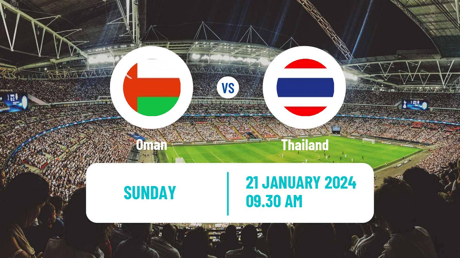 Soccer Asian Cup Oman - Thailand
