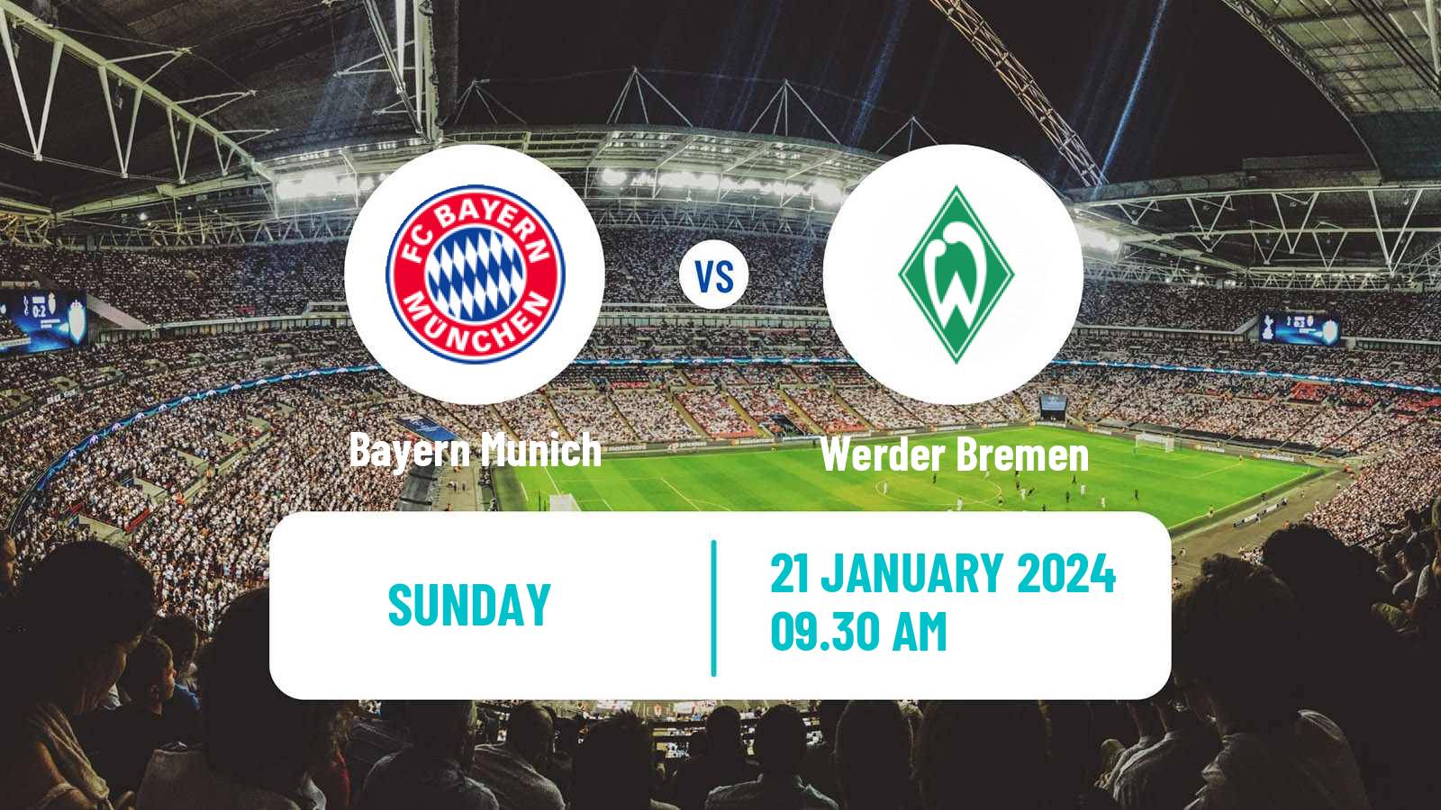 Soccer German Bundesliga Bayern Munich - Werder Bremen