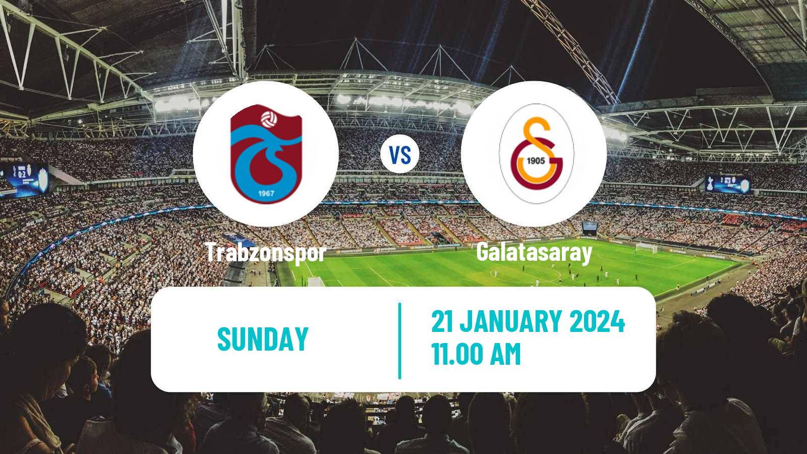 Soccer Turkish Super League Trabzonspor - Galatasaray