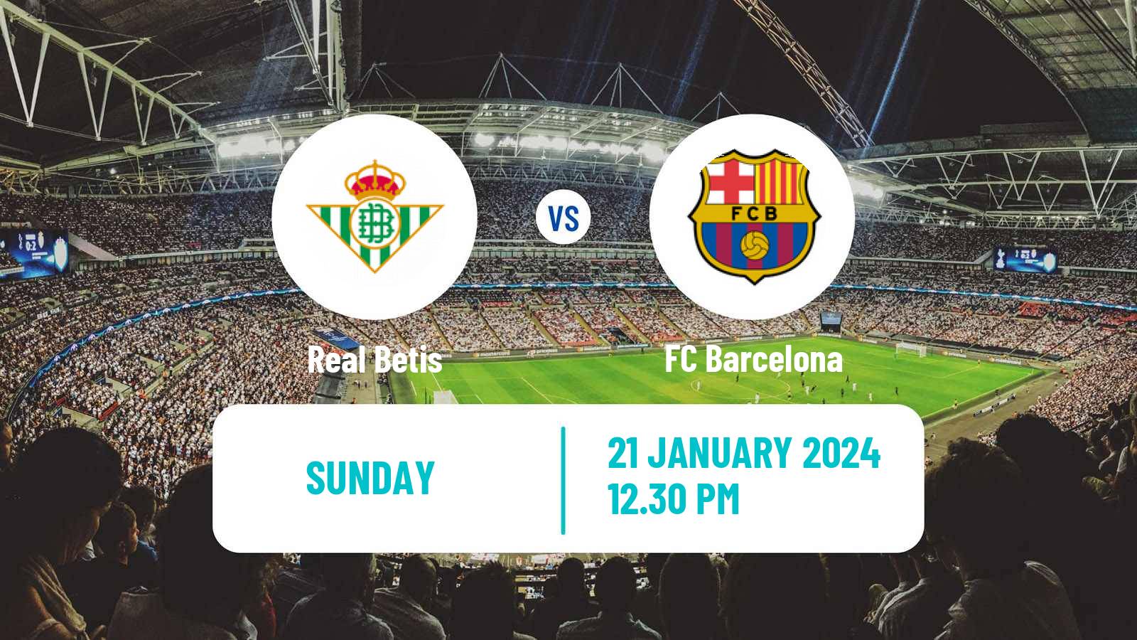 Soccer Spanish LaLiga Betis - Barcelona