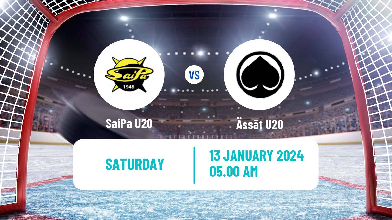 Hockey Finnish SM-sarja U20 SaiPa U20 - Ässät U20