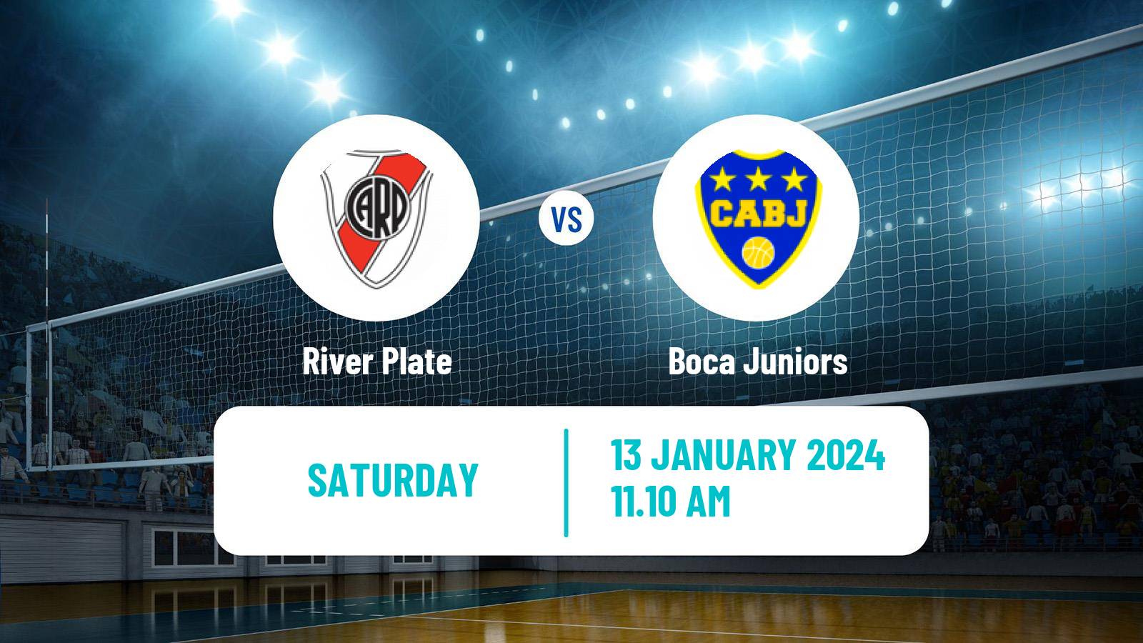 Volleyball Argentinian LVA Volleyball River Plate - Boca Juniors