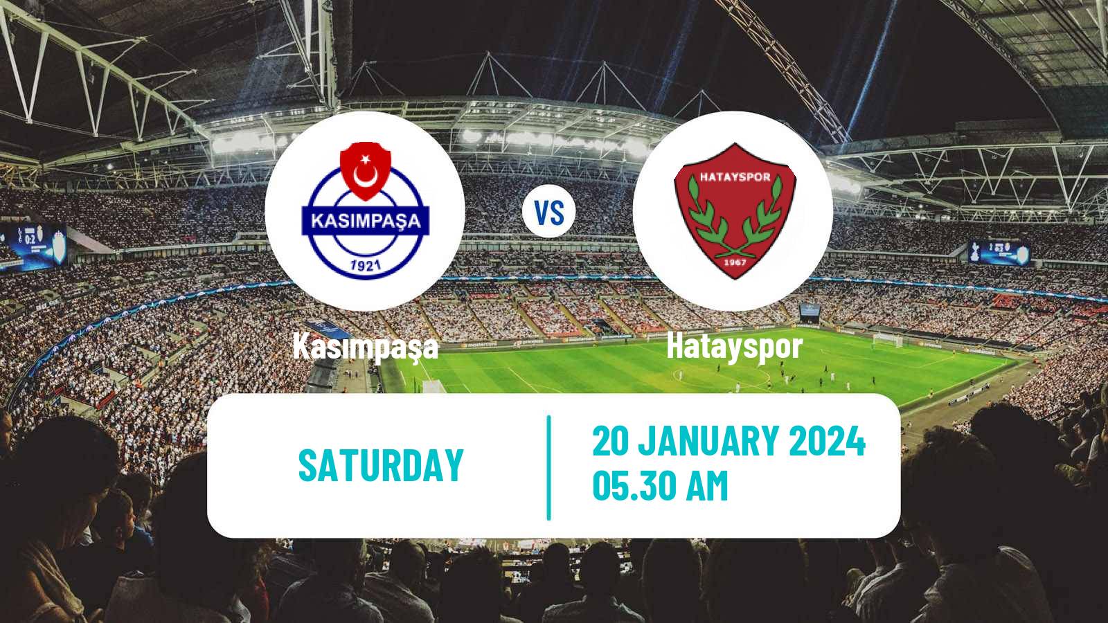 Soccer Turkish Super League Kasımpaşa - Hatayspor