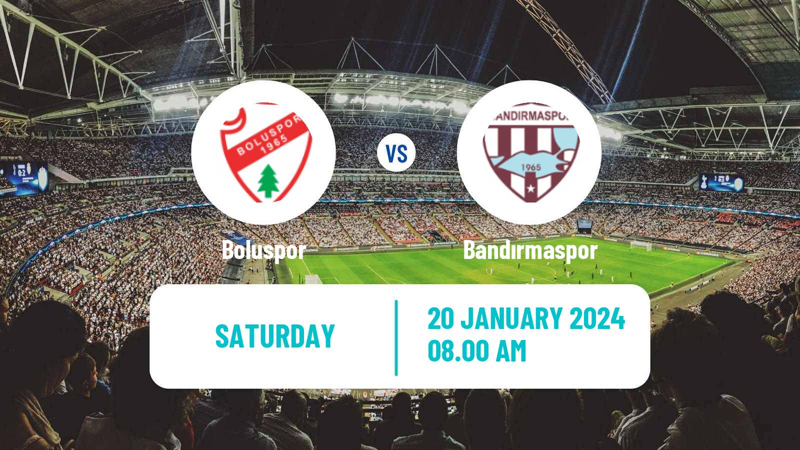Soccer Turkish First League Boluspor - Bandırmaspor