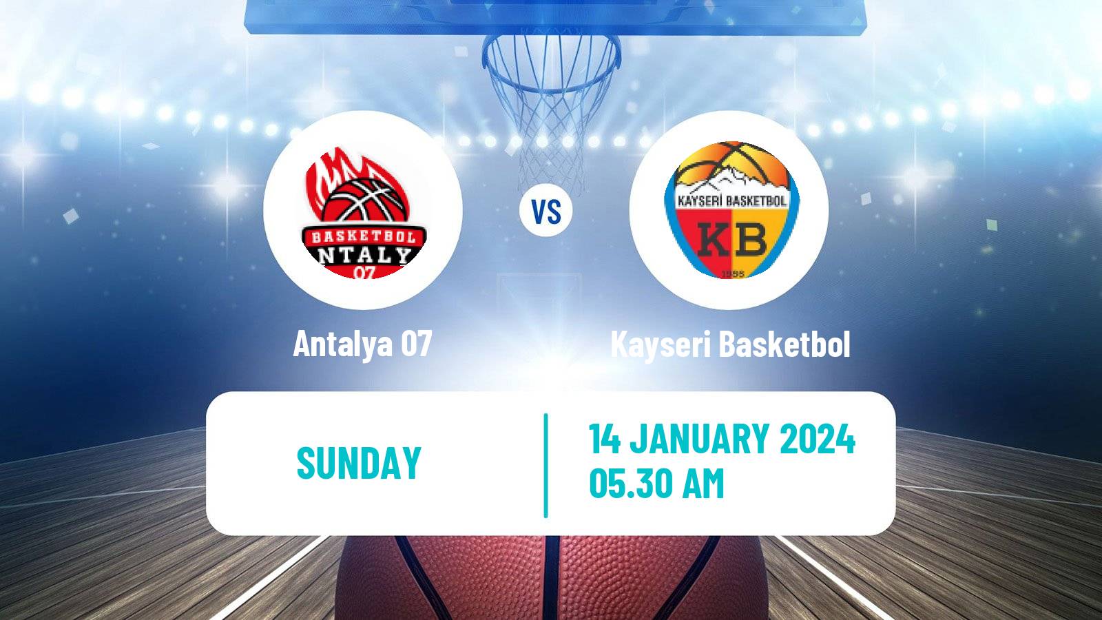 Basketball Turkish Basketball League Women Antalya 07 - Kayseri Basketbol