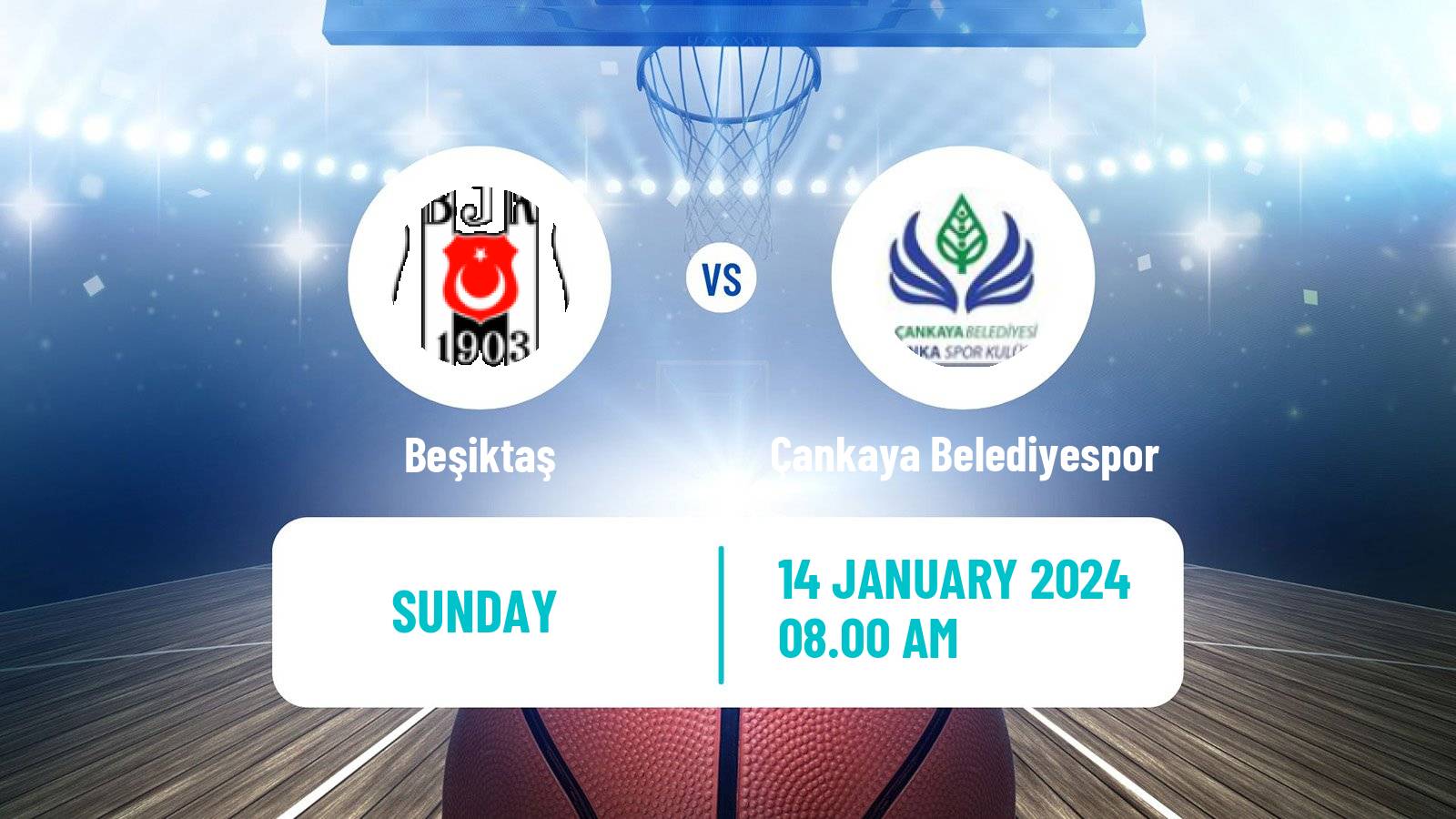 Basketball Turkish Basketball League Women Beşiktaş - Çankaya Belediyespor