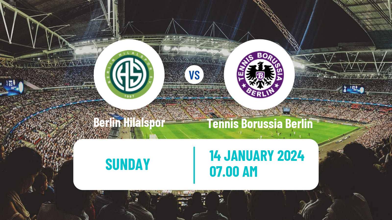 Soccer Club Friendly Berlin Hilalspor - Tennis Borussia Berlin