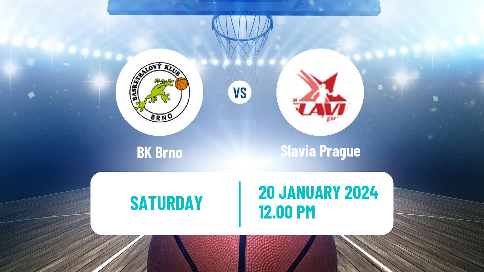 Basketball Czech NBL Brno - Slavia Prague