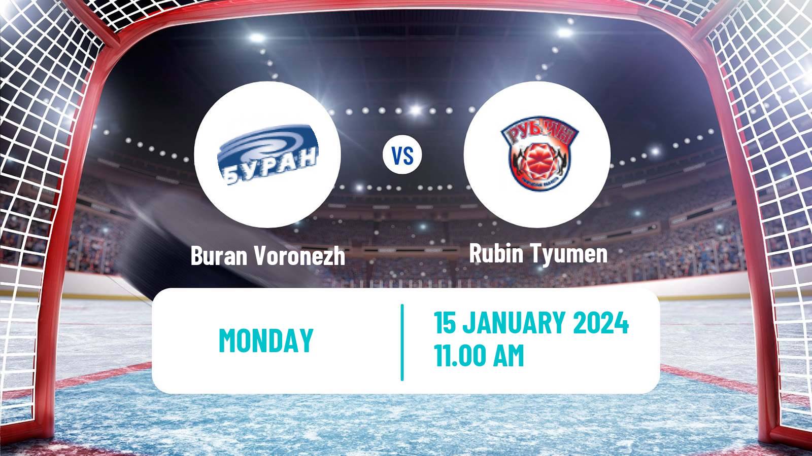 Hockey VHL Buran Voronezh - Rubin Tyumen