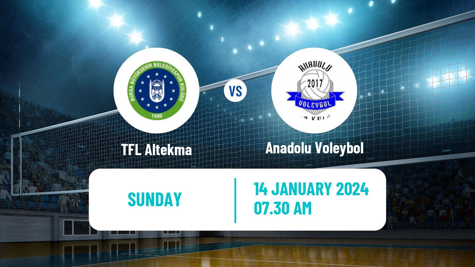Volleyball Turkish 1 Ligi Volleyball TFL Altekma - Anadolu Voleybol