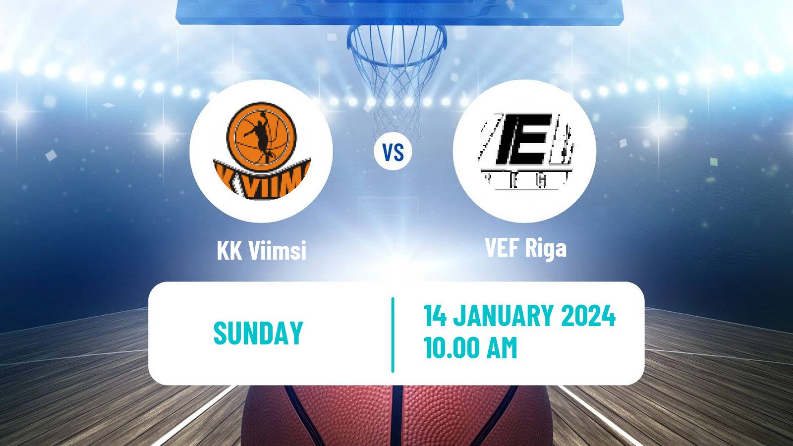 Basketball Estonian–Latvian Basketball League Viimsi - VEF Riga
