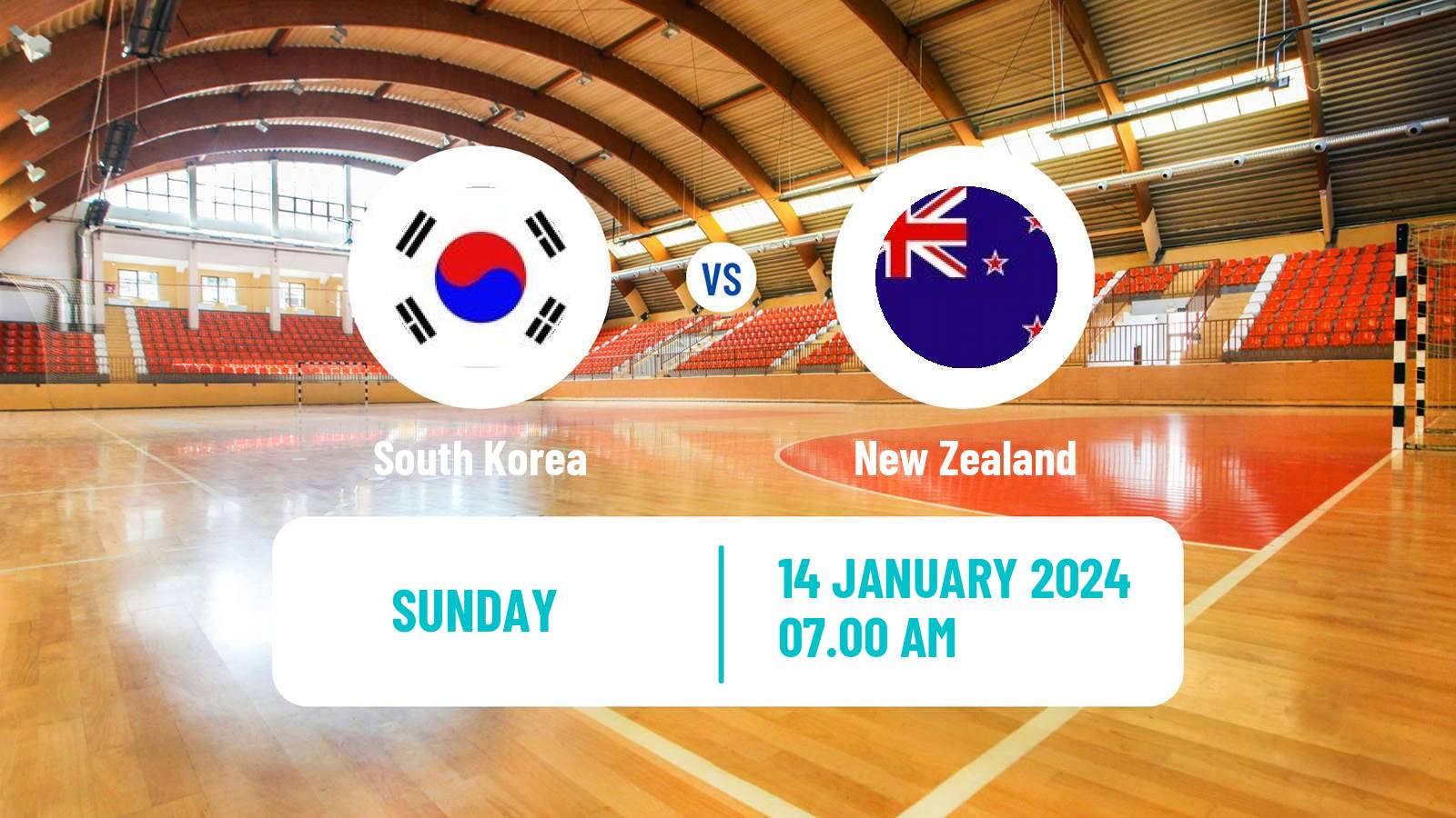 Handball Asian Championship Handball South Korea - New Zealand