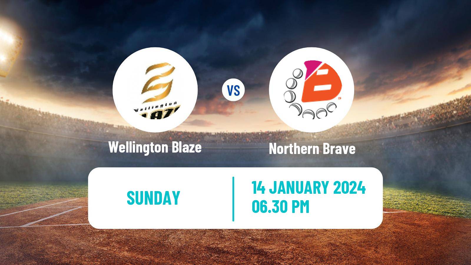 Cricket Super Smash Women Wellington Blaze - Northern Brave