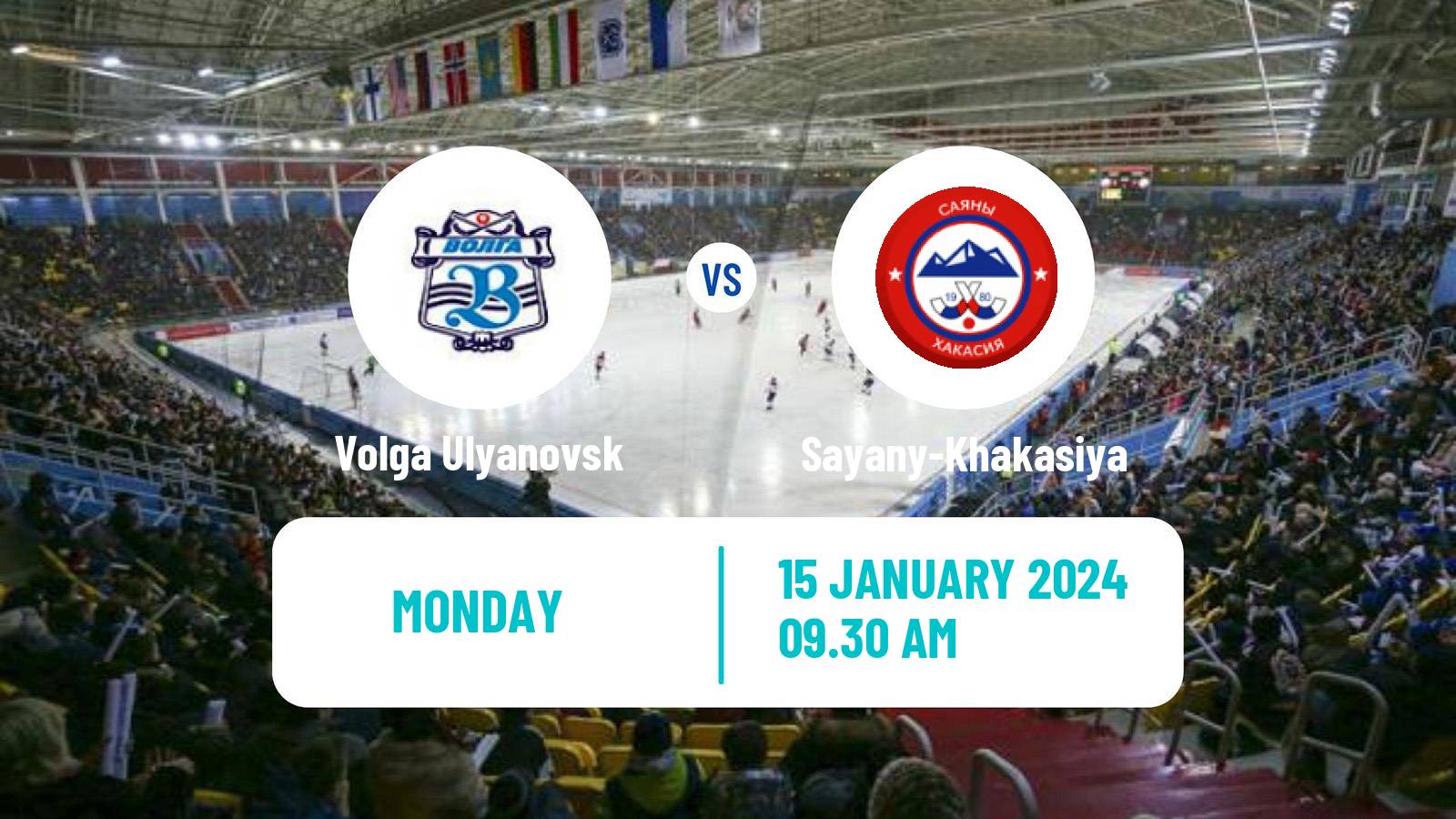 Bandy Russian Super League Bandy Volga Ulyanovsk - Sayany-Khakasiya